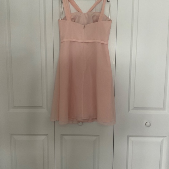 David’s bridal peach short dress size 8 - Picture 2 of 3